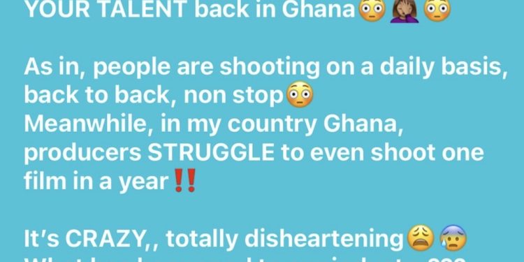 ghanaian movie industry wasting talent gloria sarfo