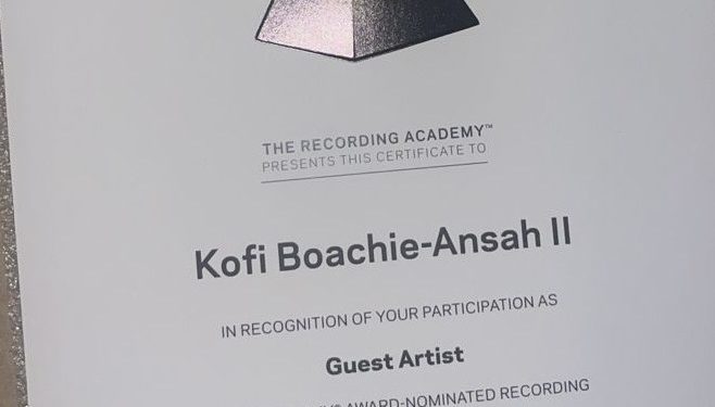 ghanas kofi boachie ansah ii earns grammy recognition for role on the fury album
