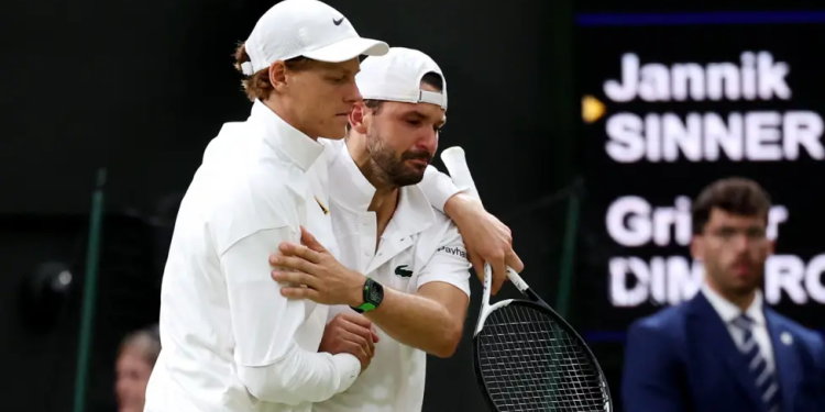 i dont take this as a win sinner on dimitrov match