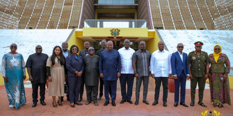 mahama engages freight forwarders on 24 hour economy