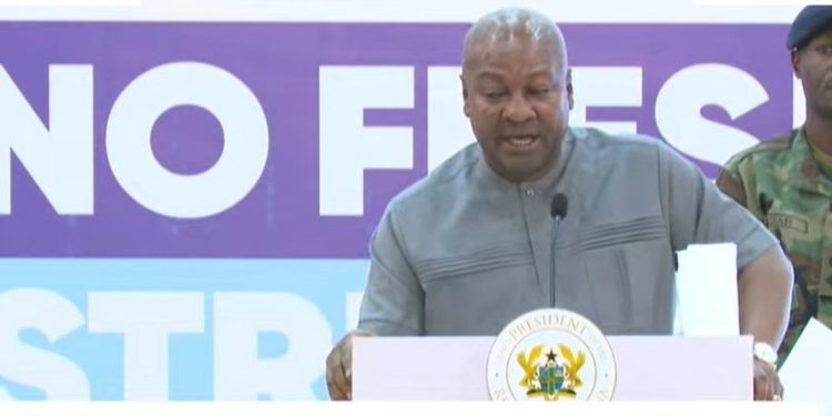 mahama launches no fees stress programme