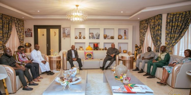 mahama welcomes cardinal turkson for first national day of prayer and thanksgiving