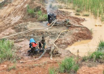 Massive destruction by galamseyers uncovered in Jimira Forest Reserve