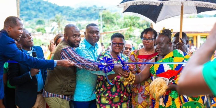 nla good causes foundation commissions 1 3 unit classroom block in akanteng