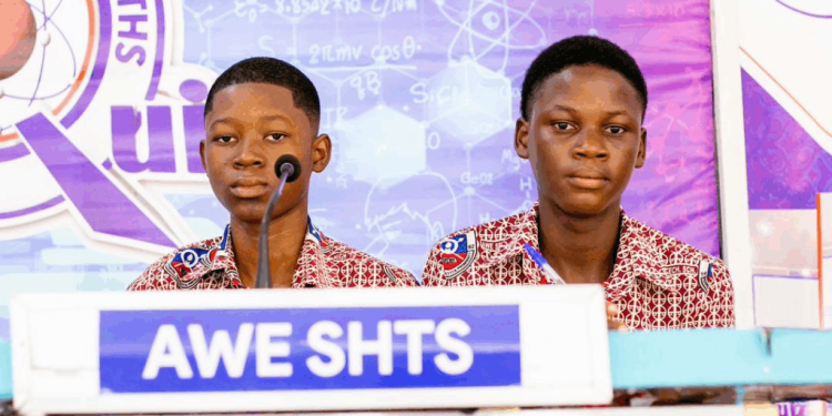 nsmq 2025 awe shts rides through adversity to book national spot