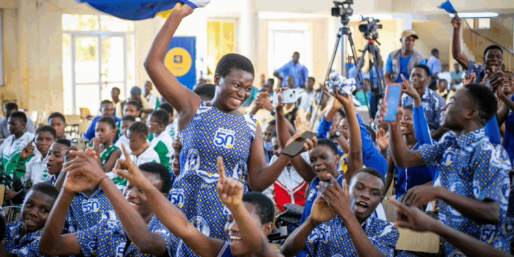 nsmq 2025 no biology student no problem wa shs books national spot with ict duo