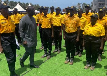 Nzema East Blue Water Guards partner Axim police to foil galamsey operations around Draw River Forest Reserve