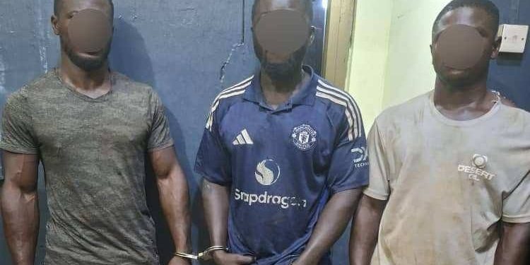 police nab three over gold robbery in western region