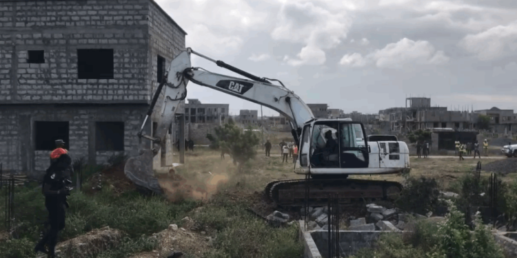 sakumono ramsar site demolition phase ii met with fierce resistance from residents
