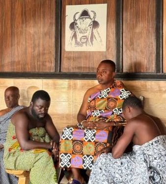 techiman north mce pays courtesy call on tuobodom chiefs