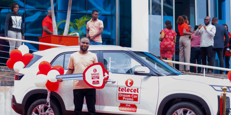 telecel ghana rewards 12th dream car promo winner with brand new hyundai creta