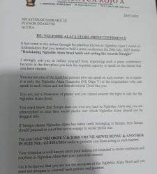 Tension Brews In Ngleshie Alata Traditional Area As Kingmakers Stop Plenor Dzaasetse from Holding Constroversial Press Conference Today 10 Tension Brews In Ngleshie Alata Traditional Area As Kingmakers Stop Plenor Dzaasetse from Holding Constroversial Press Conference Today