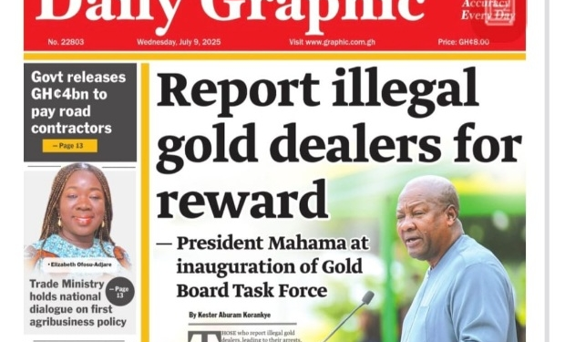 todays front pages wednesday july 9 2025
