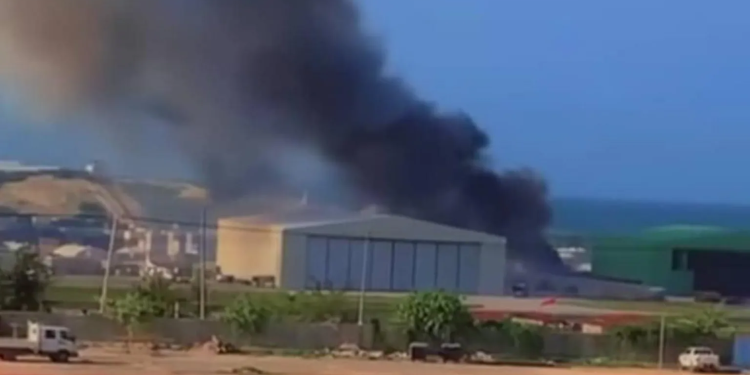ugandan military helicopter catches fire in deadly somalia crash