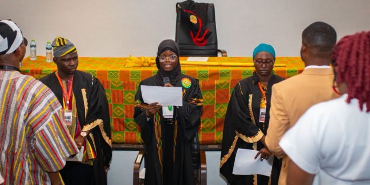 youth urges state of emergency declaration on galamsey at pnafrica national youth mock parliament