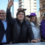 Argentina’s Milei rushed to safety after convoy pelted with rocks