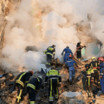 European leaders outraged after Russian strikes kill 23 and damage EU’s HQ