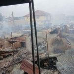 Fire destroys over 100 shops at Suame Post Office market
