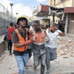 Four journalists among 15 killed in Israeli strike on hospital, Gaza officials say