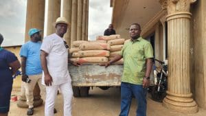 Hotjobs Africa CEO supports Ashaiman Chief’s Palace Project with 100 Bags of Cement 1 Hotjobs Africa CEO supports Ashaiman Chief’s Palace Project with 100 Bags of Cement