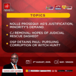 This Saturday on Newsfile: AG’s nolle prosequi, CJ removal saga, and OSP’s detention of Adom-Otchere 1 this saturday on newsfile ags nolle prosequi cj removal saga and osps detention of adom otchere