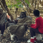 ‘African tribe’ move camp over small fence during eviction