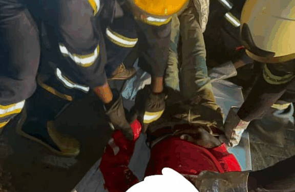 driver killed in a car crash at tema valco roundabout
