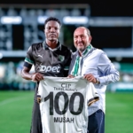 Ghana’s Musah Mohammed hits century of appearances for Bodrum