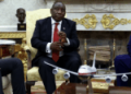 South Africa has sent officials to US for trade talks, president says