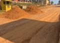 Work begins on some deplorable roads on election day in Akwatia
