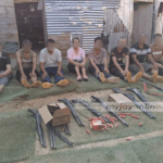 10 Chinese illegal miners arrested in Mankranso Abesua operation, cache of weapons seized 1 10 chinese illegal miners arrested in mankranso abesua operation cache of weapons seized