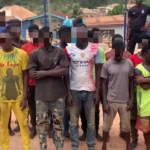 21 Burkinabes arrested for involvement in galamsey on river bodies in Amansie West District 1 21 burkinabes arrested for involvement in galamsey on river bodies in amansie west district