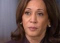 Harris expresses concern she did not ask Biden not to run