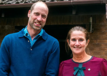 William visibly moved as widow tells of husband’s suicide