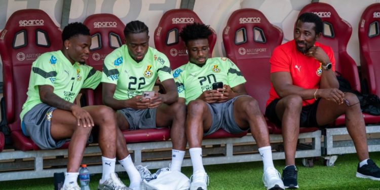 world cup 2026q black stars hold recovery session in accra after car win