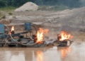 Bogoso Blue Water Guards destroy 5 galamsey equipment on River Ankobra