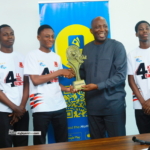 NSMQ 2025 Winners present trophy to CEO of MobileMoney Ltd 1 nsmq 2025 winners present trophy to ceo of mobilemoney ltd