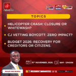 This Saturday, Newsfile discusses Z-9 helicopter crash report, CJ vetting and 2026 Budget 1 this saturday newsfile discusses z 9 helicopter crash report cj vetting and 2026 budget