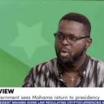 Don’t lower the bar because things were worse before – Kojo Yankson on Mahama gov’t 4 Don’t lower the bar because things were worse before – Kojo Yankson on Mahama gov’t