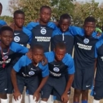 Fentuo, Tariq Lamptey Foundation donate jerseys to Tarsor Basic School