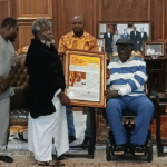 Kufuor receives spiritual leader of Temple of Rabbi in Akuapem