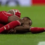 Liverpool striker Isak suffers broken leg