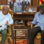 Mahama visits Kufuor at Peduase to extend Christmas and New Year wishes 1 mahama visits kufuor at peduase to extend christmas and new year wishes