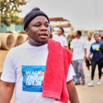 Nhyira FM’s Sokoban Fatilow leads community fitness walk and free medical screening