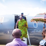 Photos: Asantehene arrives in Accra to present Bawku mediation report to President Mahama 3 Photos: Asantehene arrives in Accra to present Bawku mediation report to President Mahama