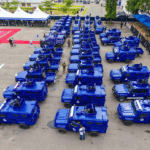 Photos: Mahama presents 40 armoured vehicles to Ghana Police Service 4 Photos: Mahama presents 40 armoured vehicles to Ghana Police Service