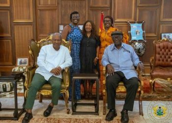 President Mahama Visits Kufuor With Season’s Greetings