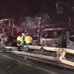 Two dead in 50-vehicle pile up on Japan highway