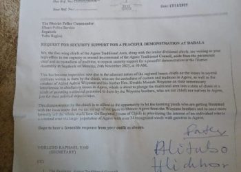 Woyome Brothers Expose Sogakope District Police Command Over Endorsement Of Fraudulent Agave Protest 7 Woyome Brothers Expose Sogakope District Police Command Over Endorsement Of Fraudulent Agave Protest