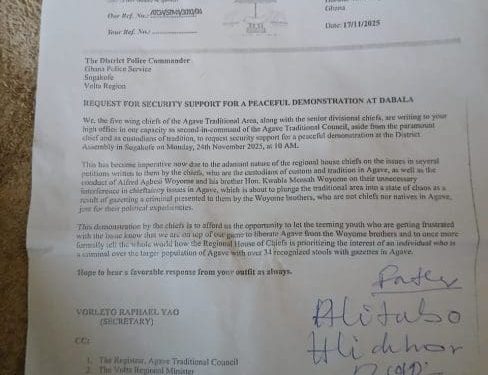 woyome brothers expose sogakope district police command over endorsement of fraudulent agave protest